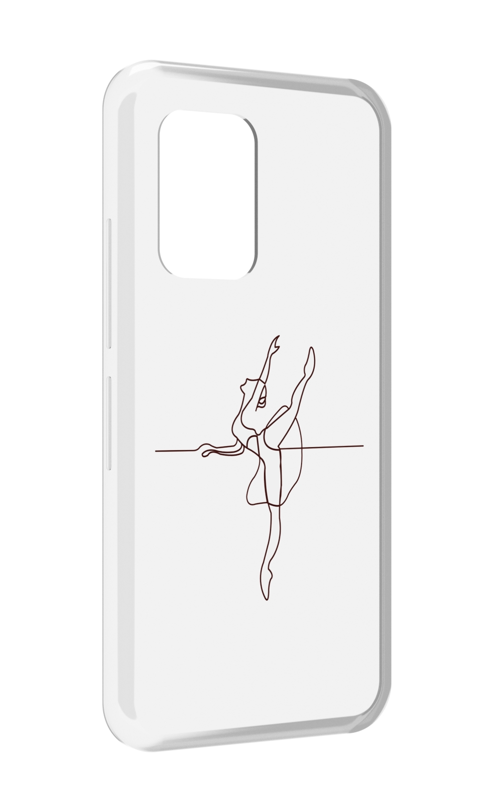 

Чехол MyPads маленькая-баллерина для UMIDIGI Bison GT, Прозрачный, Tocco