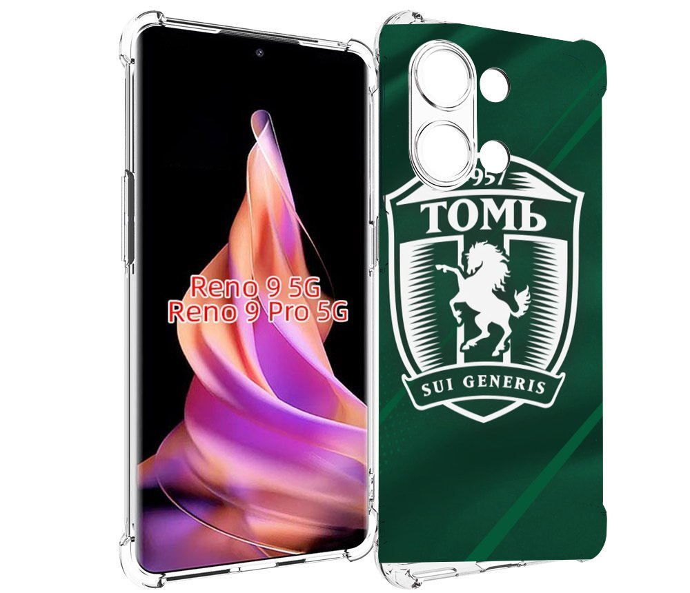 

Чехол MyPads фк томь томск для Oppo Reno 9/Reno 9 Pro, Прозрачный, Tocco