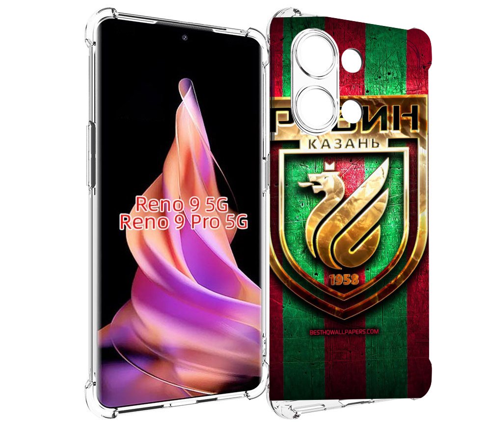 

Чехол MyPads фк рубин казань для Oppo Reno 9/Reno 9 Pro, Прозрачный, Tocco