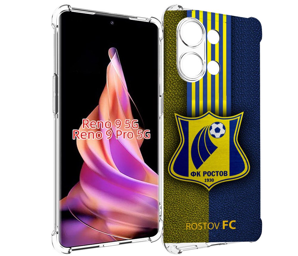 

Чехол MyPads фк ростов мужской для Oppo Reno 9/Reno 9 Pro, Прозрачный, Tocco
