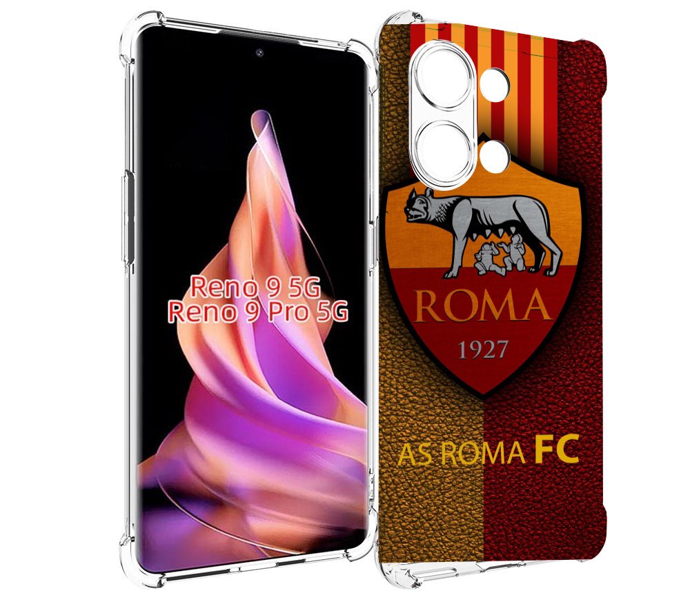

Чехол MyPads фк рома для Oppo Reno 9/Reno 9 Pro, Прозрачный, Tocco