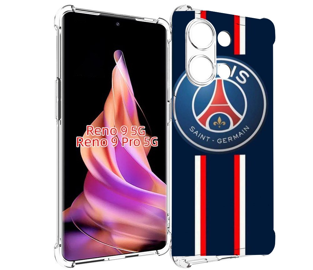 

Чехол MyPads фк псж для Oppo Reno 9/Reno 9 Pro, Прозрачный, Tocco