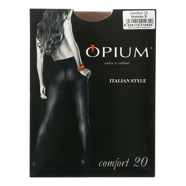 

Колготки женские Opium коричневые, Коричневый