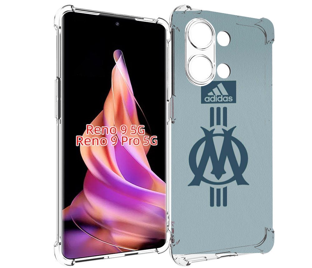 Чехол MyPads фк марсель для Oppo Reno 9/Reno 9 Pro