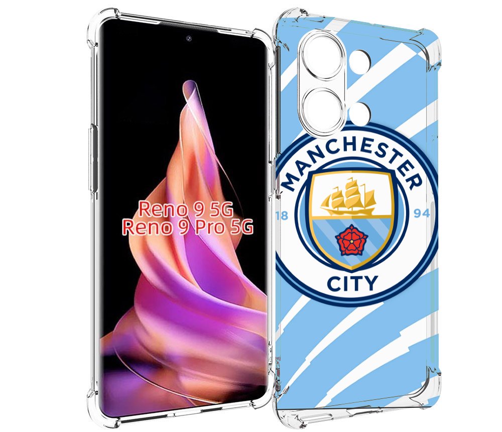 

Чехол MyPads фк манчестер сити для Oppo Reno 9/Reno 9 Pro, Прозрачный, Tocco