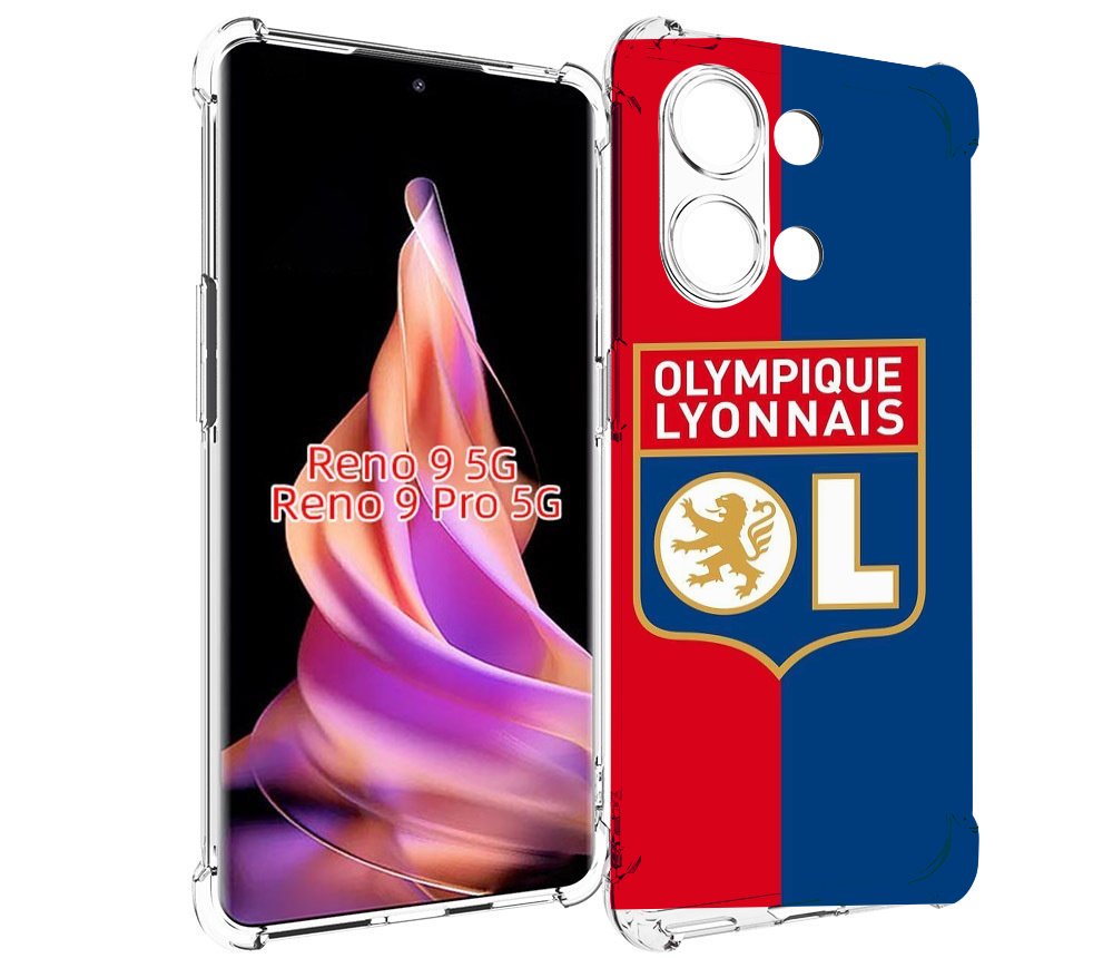 

Чехол MyPads фк лион эмблема для Oppo Reno 9/Reno 9 Pro, Прозрачный, Tocco