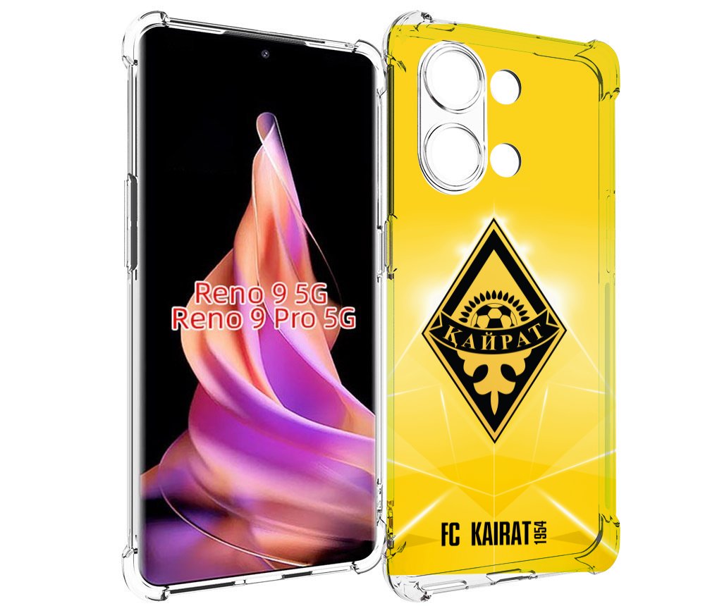 

Чехол MyPads фк каират алматы для Oppo Reno 9/Reno 9 Pro, Прозрачный, Tocco