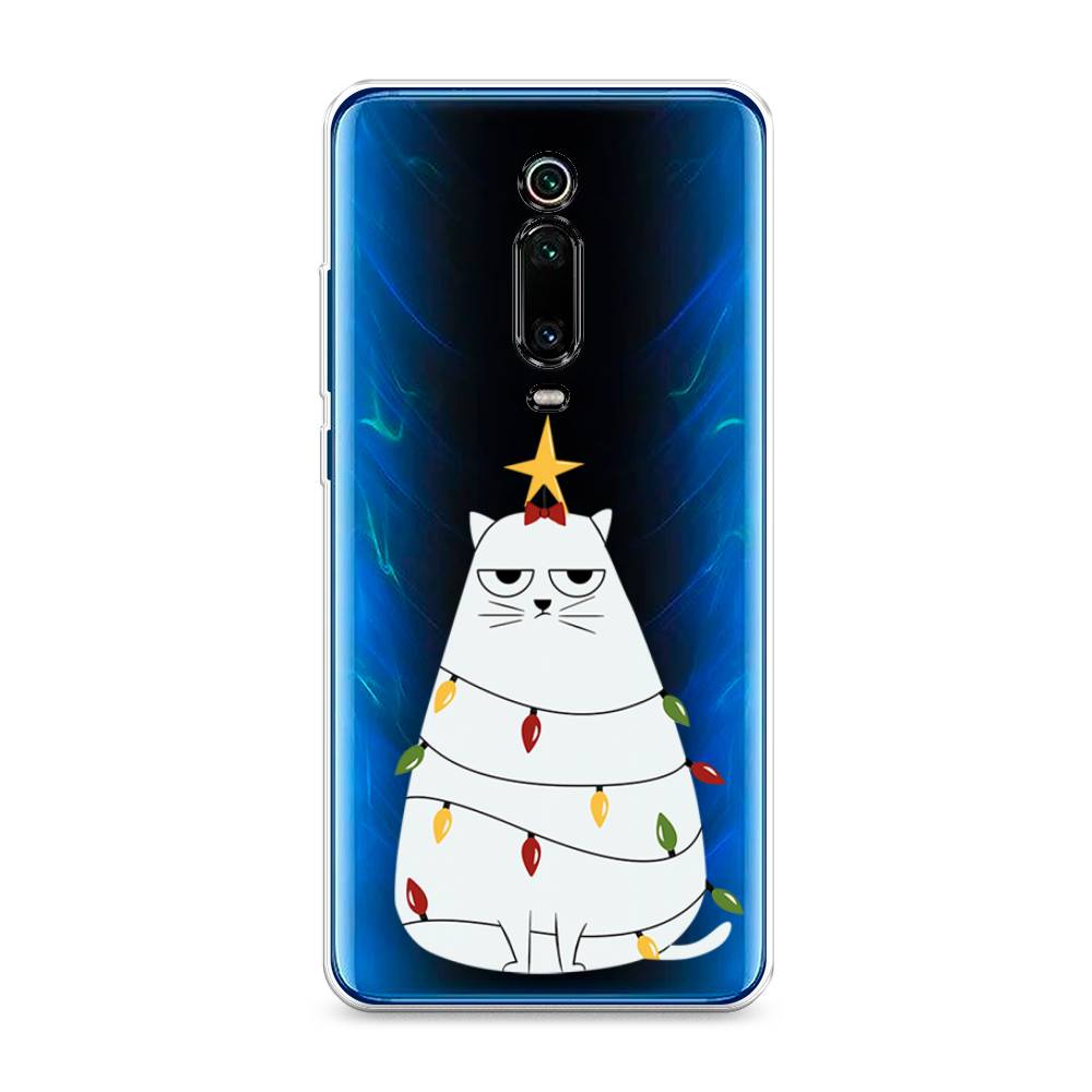 

Чехол на Xiaomi Redmi K20 "Котик в гирлянде", Белый;красный;желтый, 35850-1