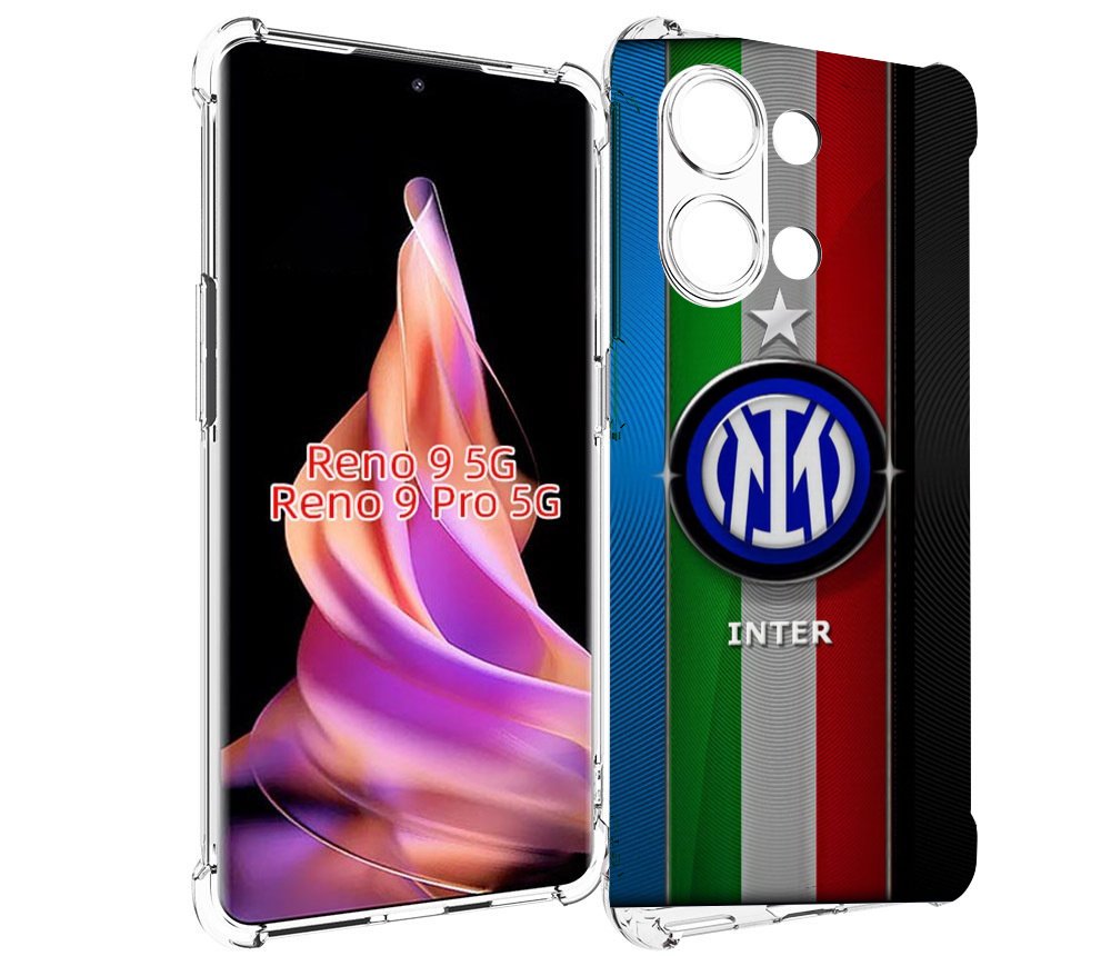 

Чехол MyPads фк интер милан для Oppo Reno 9/Reno 9 Pro, Прозрачный, Tocco