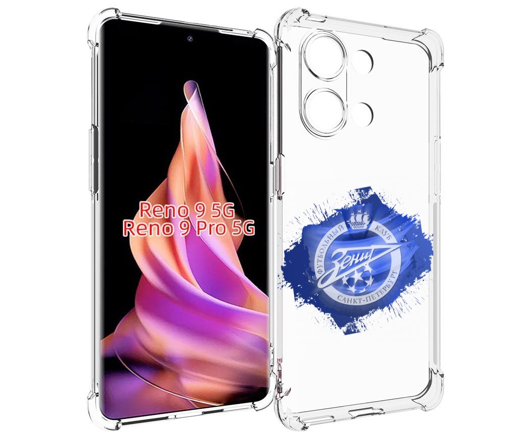 

Чехол MyPads фк зенит 1 мужской для Oppo Reno 9/Reno 9 Pro, Прозрачный, Tocco