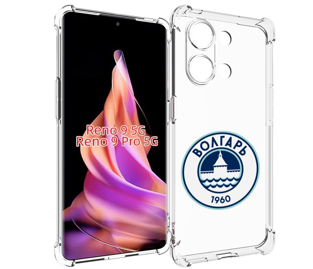 

Чехол MyPads фк волгарь астрахань для Oppo Reno 9/Reno 9 Pro, Прозрачный, Tocco