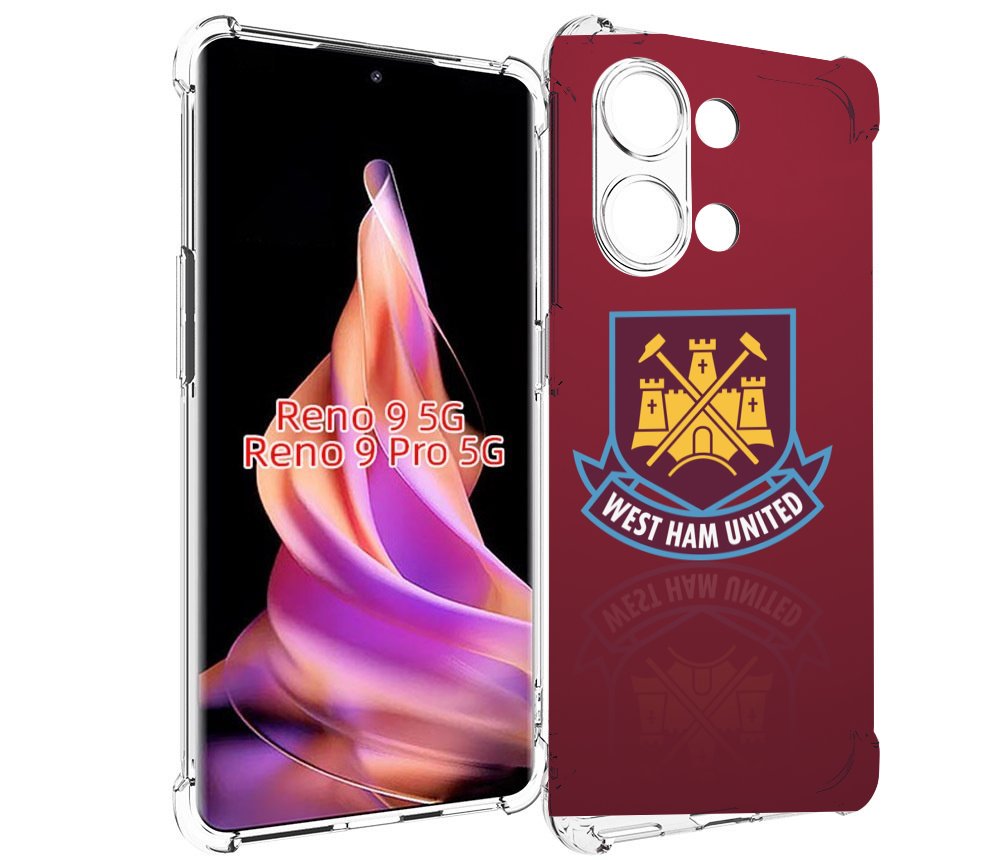

Чехол MyPads фк вест хэм мужской для Oppo Reno 9/Reno 9 Pro, Прозрачный, Tocco