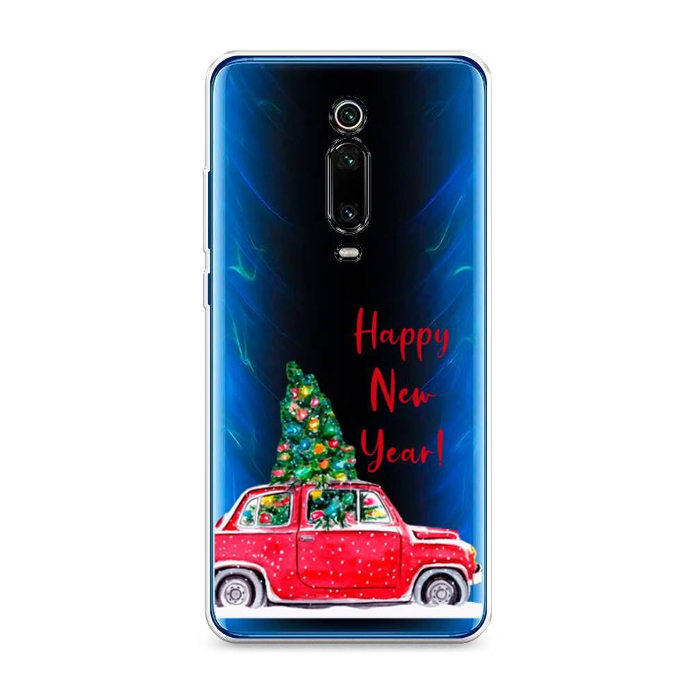 

Чехол на Xiaomi Redmi K20 "Happy New Year", Красный;зеленый, 35850-5