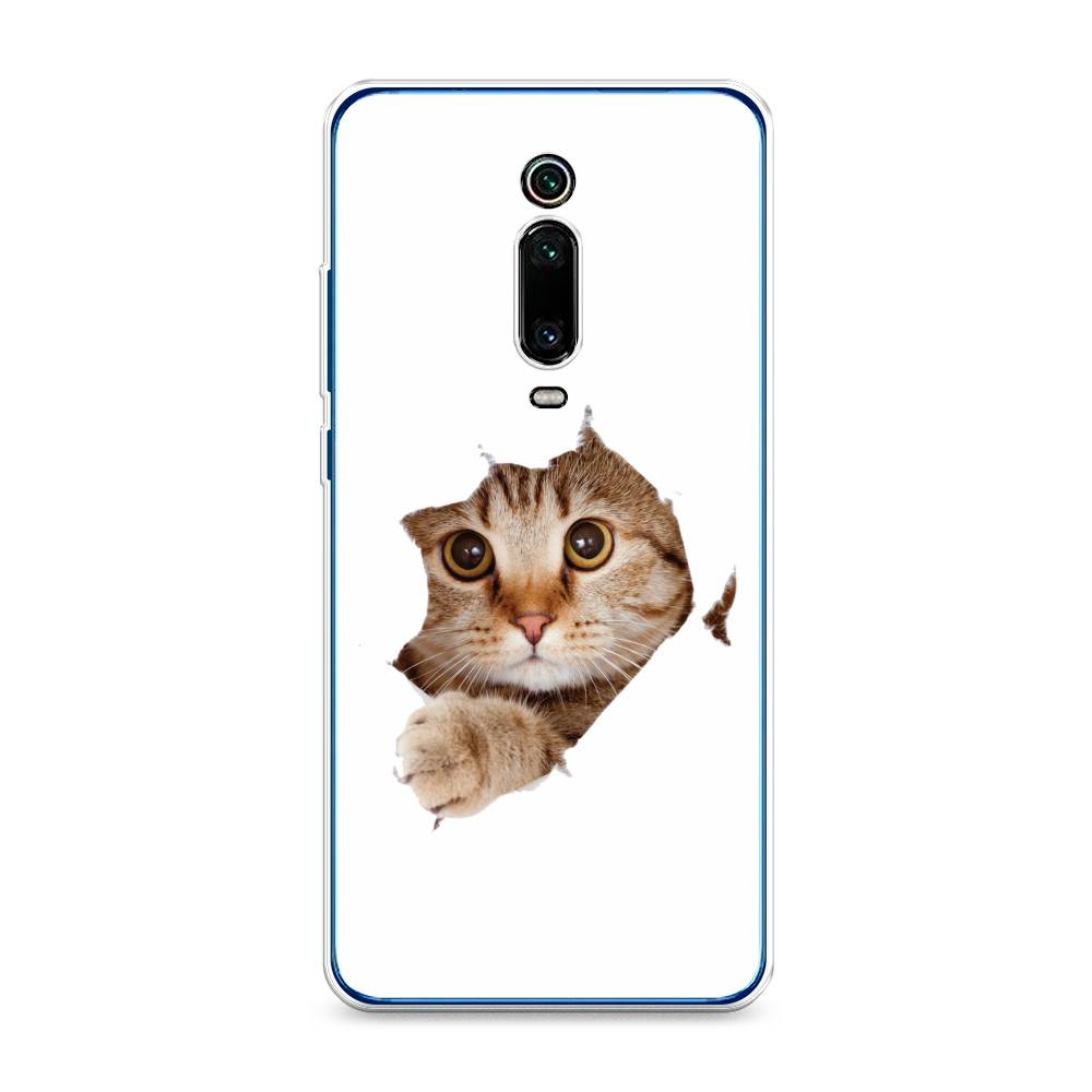 

Чехол на Xiaomi Redmi K20 "Кот и бумага", Белый;коричневый, 35850-1