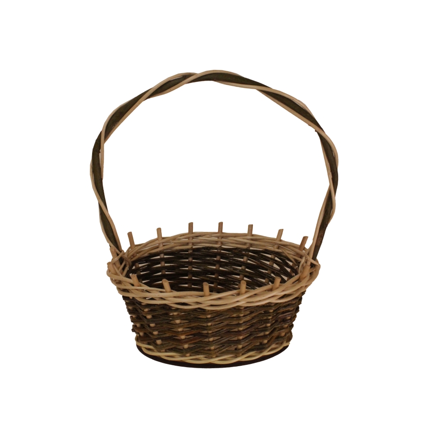 

Корзина овальная Балтийская лоза 21х16х31 см, Коричневый
