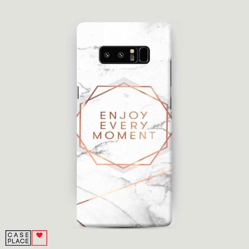

Чехол Awog "Enjoy every moment мрамор" для Samsung Galaxy Note 8, 25220-5