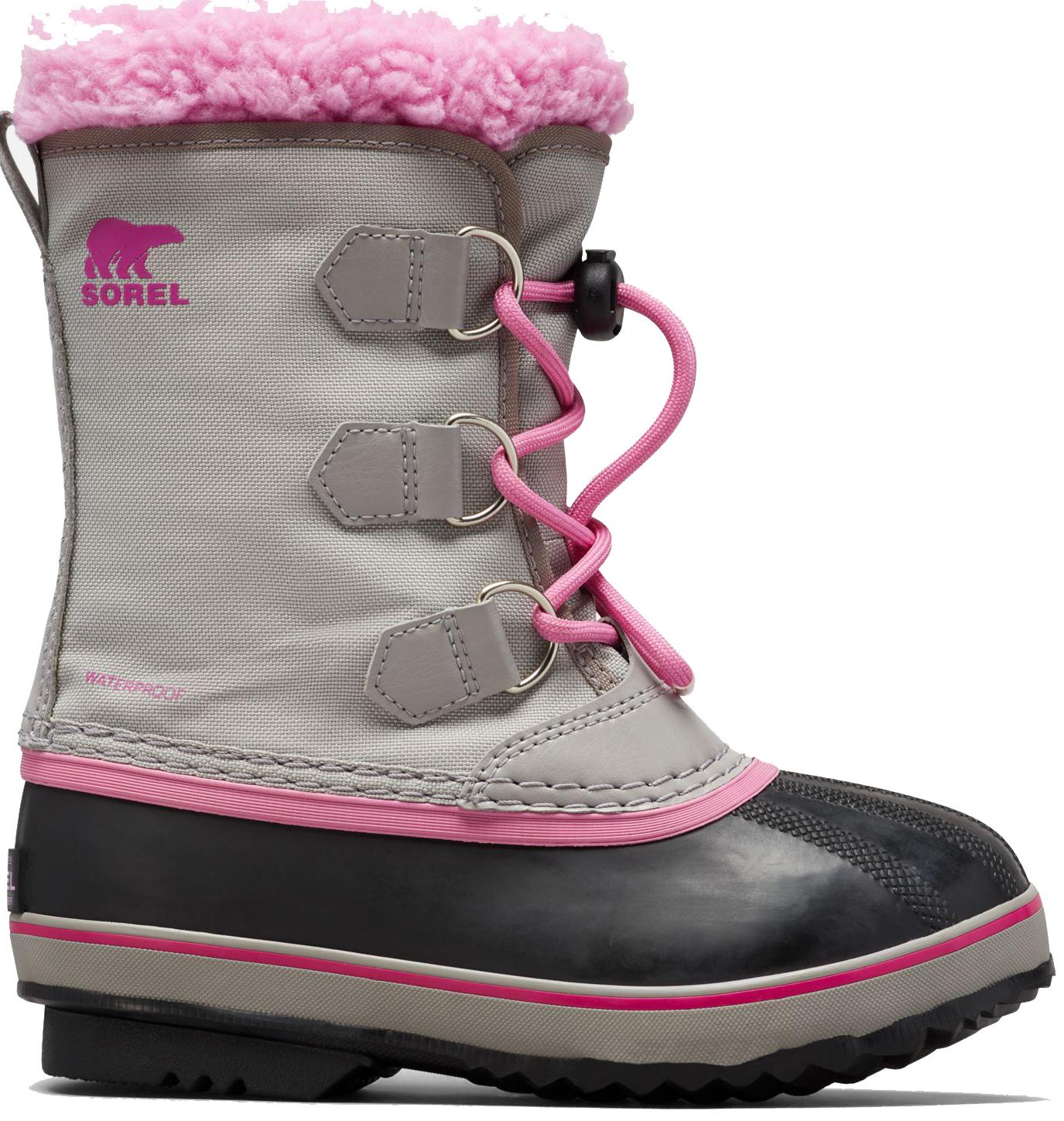 фото Сноубутсы sorel yoot pac chrome grey/orchid, р. 34