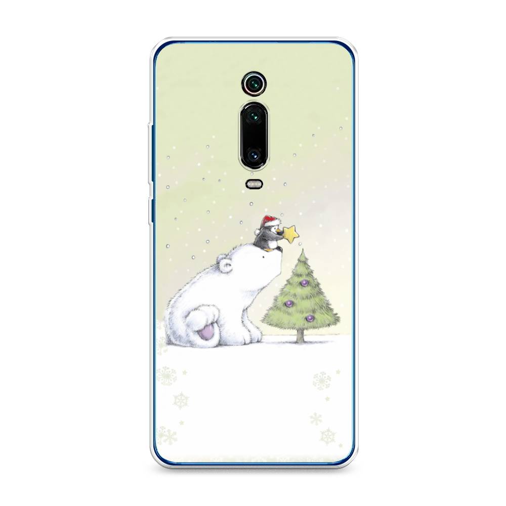 

Чехол на Xiaomi Redmi K20 "Украшение елки", Белый;бежевый, 35850-5