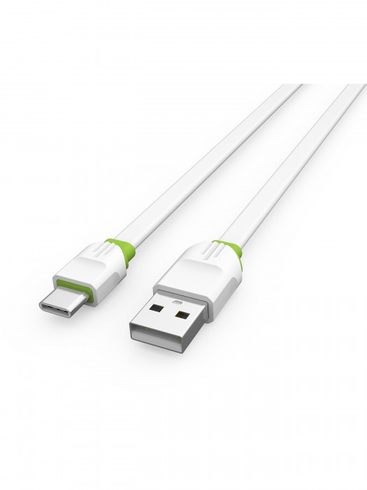 LDNIO LS35/ USB кабель Type-C/ 2m/ 2.4A/ медь: 120 жил/ White