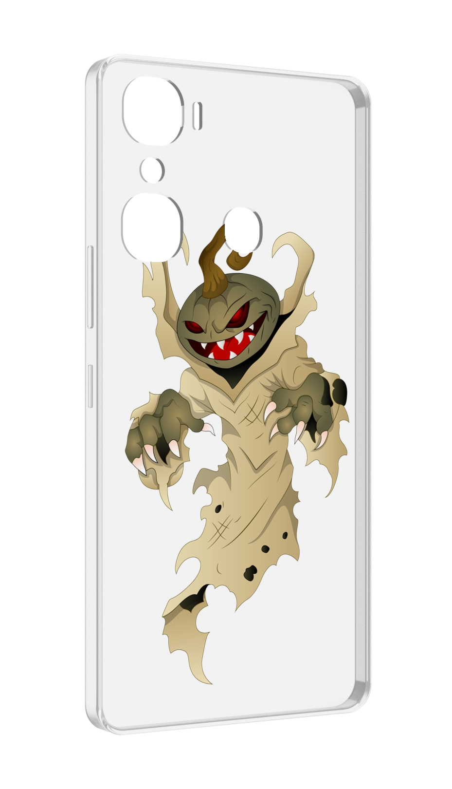 

Чехол MyPads призрак хэллоуина для Infinix Hot 12 Pro, Прозрачный, Tocco