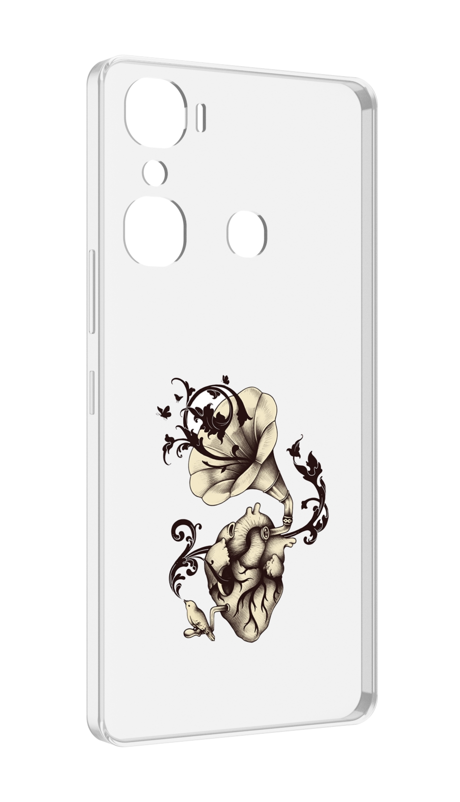 

Чехол MyPads Граммофон для Infinix Hot 12 Pro, Прозрачный, Tocco