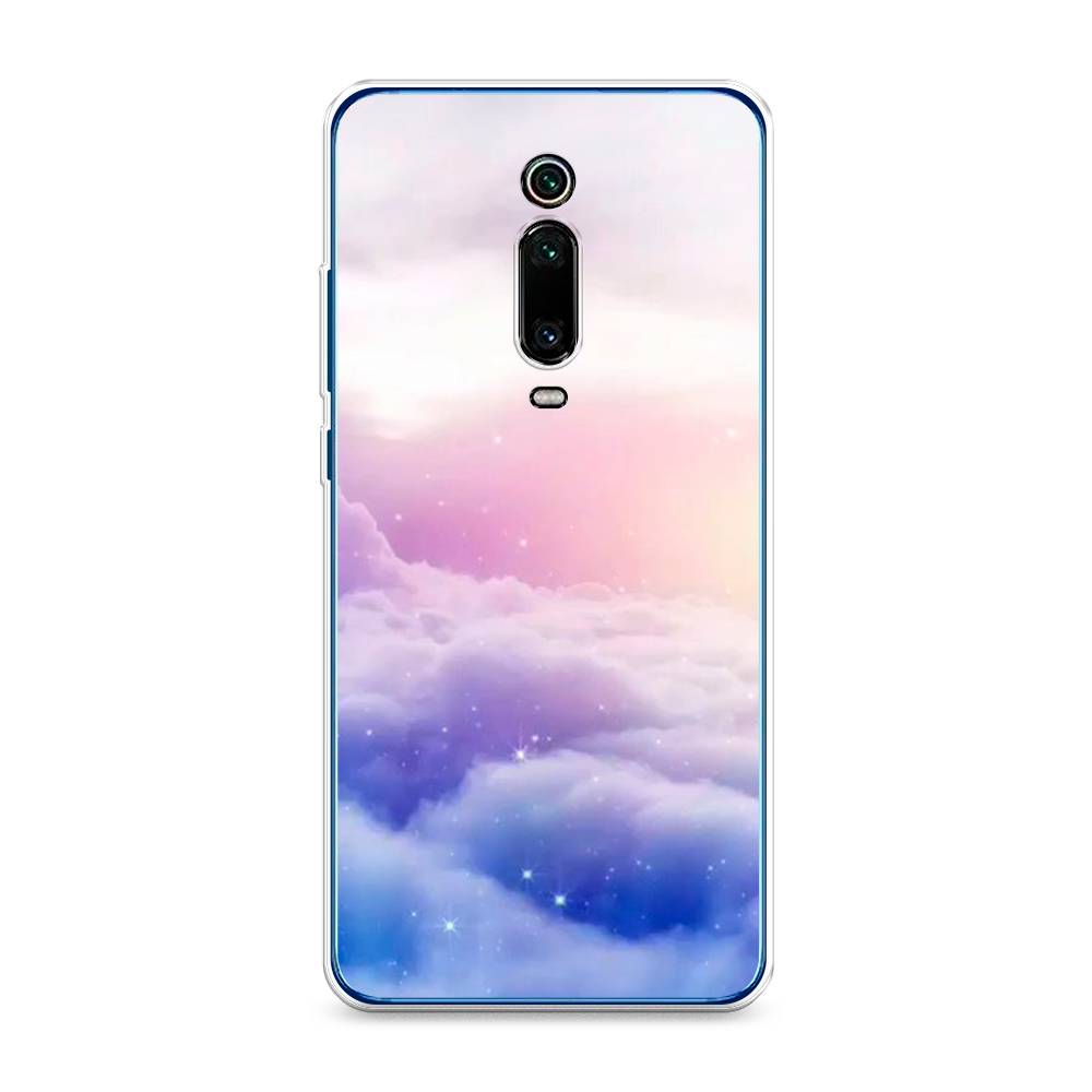 

Чехол на Xiaomi Redmi K20 "Небеса", Голубой;белый;розовый, 35850-2