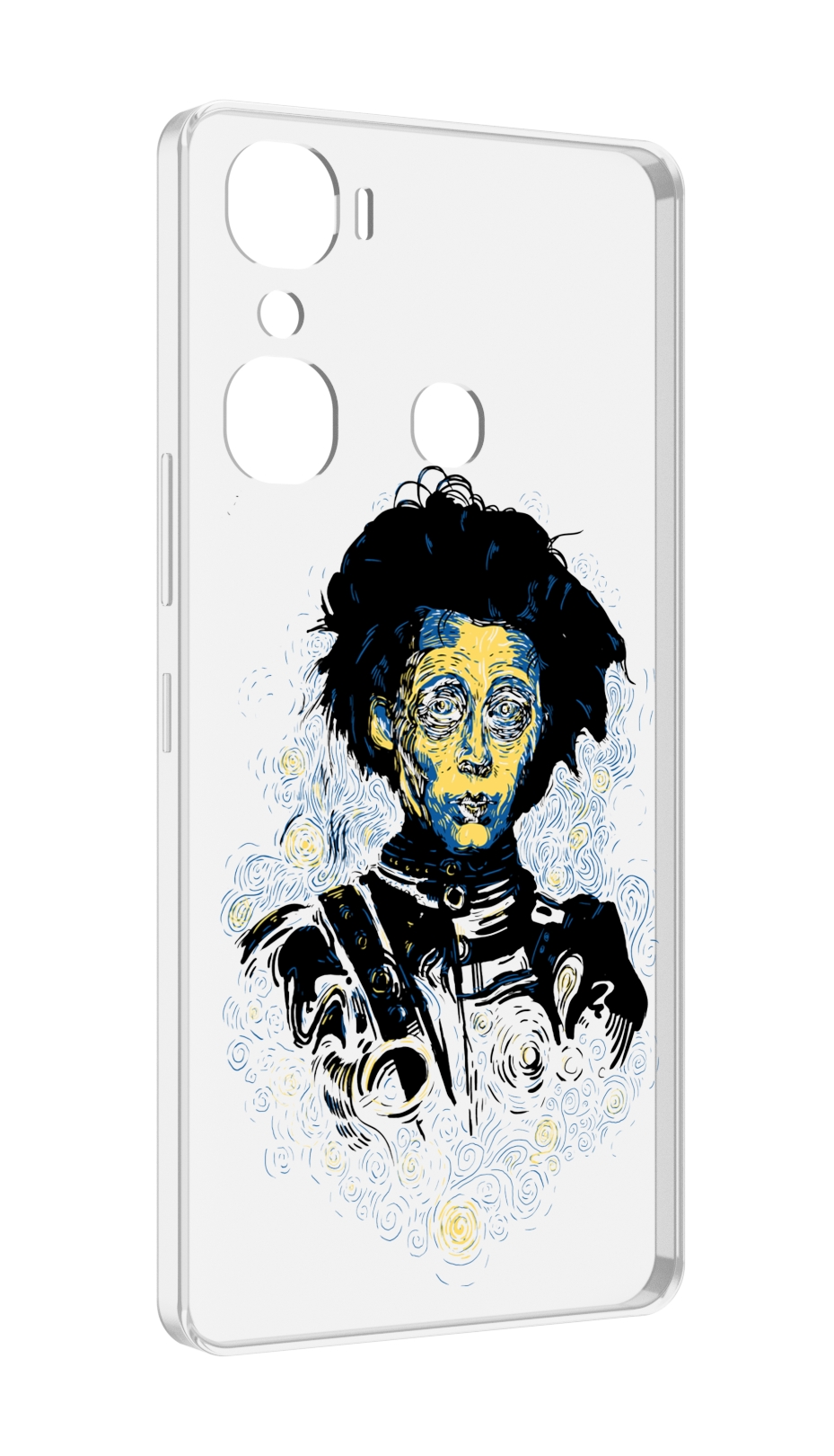 

Чехол MyPads парень черно-белый абстракция для Infinix Hot 12 Pro, Прозрачный, Tocco