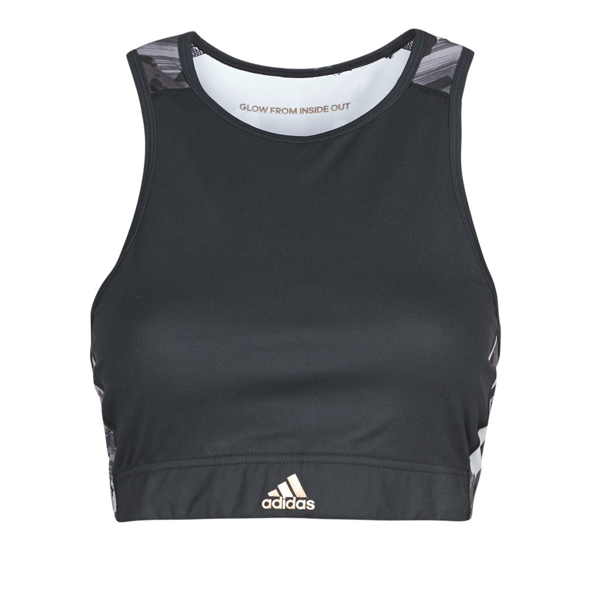 Топ Adidas Black/Coppmt для женщин, спортивный, GG3427, размер L