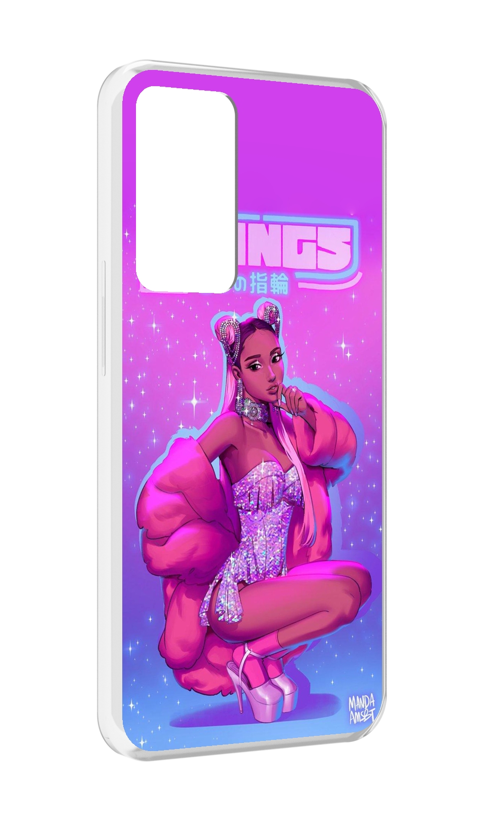 

Чехол MyPads ариана-гранде для OPPO Reno 8 Lite, Прозрачный, Tocco