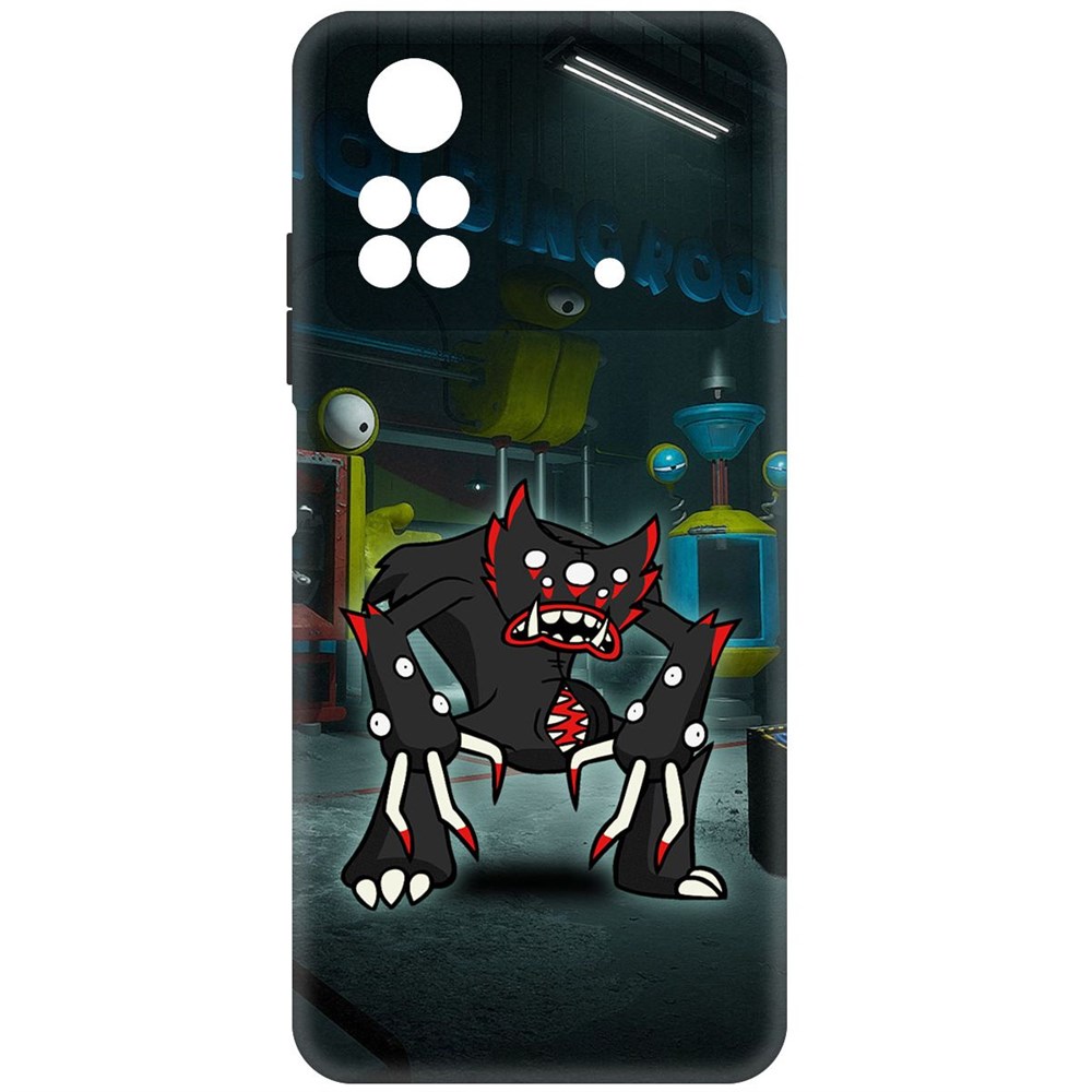 

Чехол-накладка Софт Хаги Ваги - Килли Вилли для Poco M4 Pro, Черный