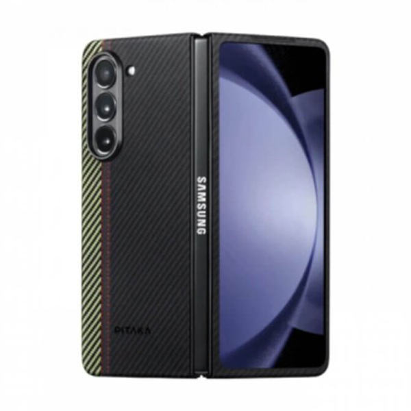 Чехол Pitaka Fusion Weaving Air Case для Samsung Galaxy Z Fold5, Overture черно-серый