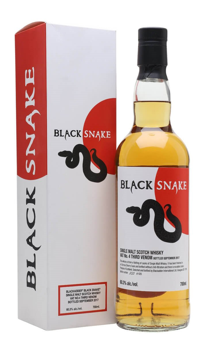 

Виски Blackadder Black Snake Single Malt Scotch, 0.7 л