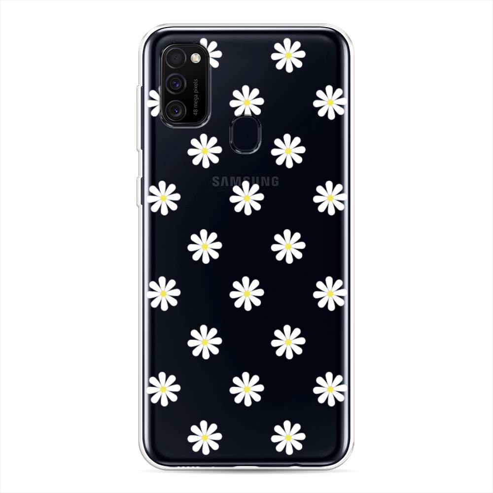 

Силиконовый чехол "Маленькие ромашки" на Samsung Galaxy M30s, 29850-8