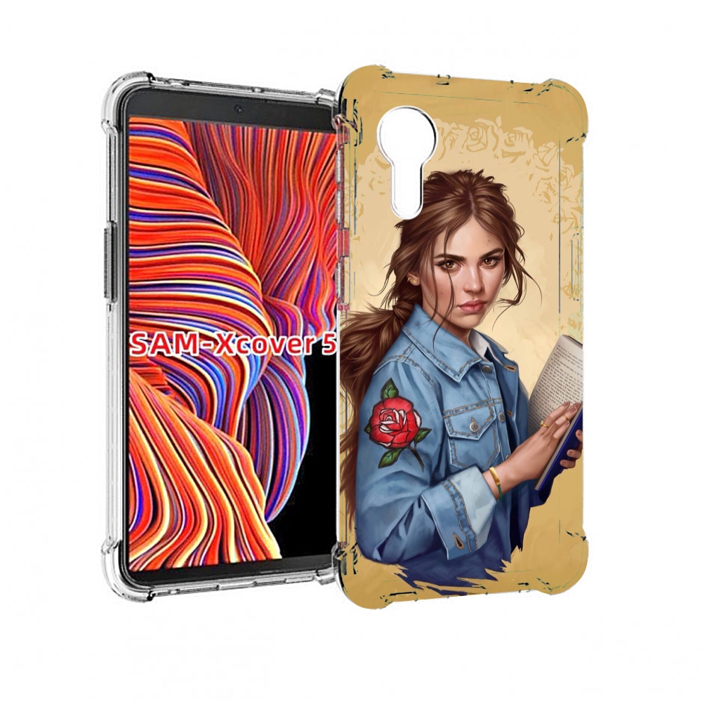 

Чехол MyPads девушка-в-бежевом-фоне для Samsung Galaxy Xcover 5, Прозрачный, Tocco