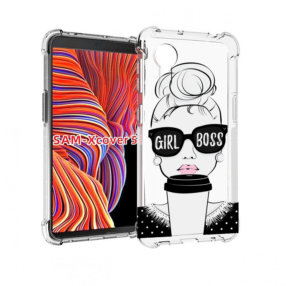 

Чехол MyPads девушка-босс женский для Samsung Galaxy Xcover 5, Прозрачный, Tocco