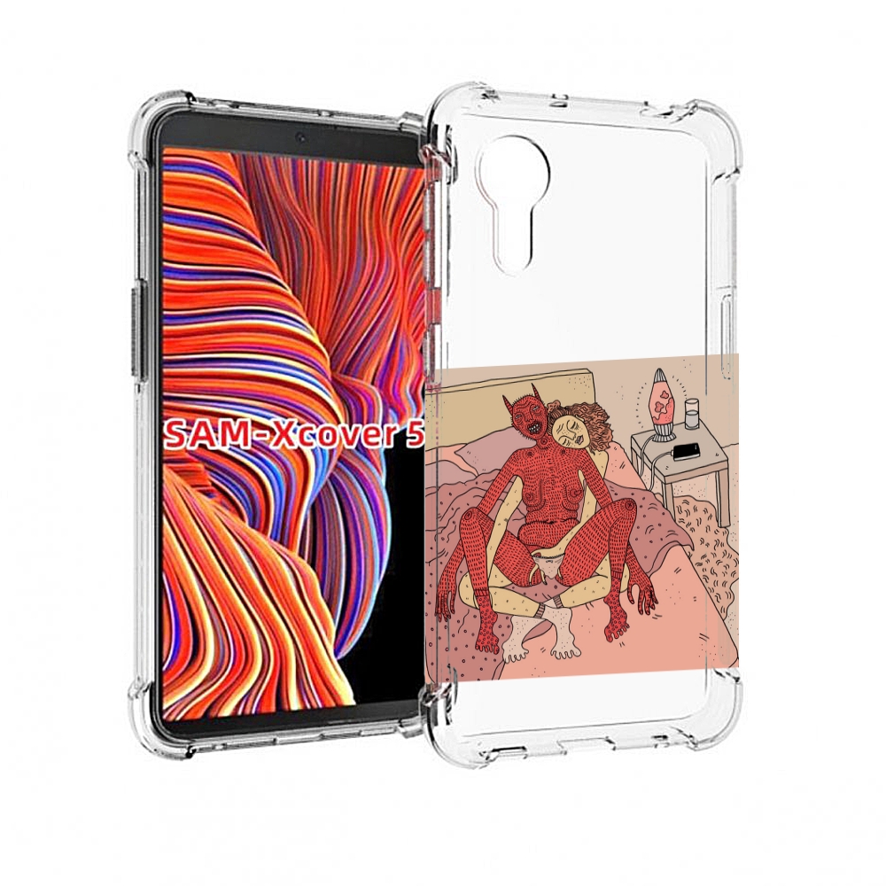 

Чехол MyPads девушка-без-кожи для Samsung Galaxy Xcover 5, Прозрачный, Tocco