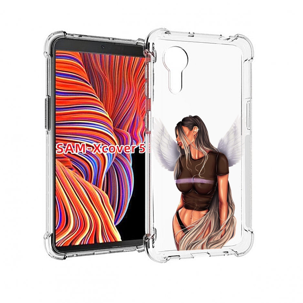 

Чехол MyPads девушка-ангел-с-крыльями женский для Samsung Galaxy Xcover 5, Прозрачный, Tocco