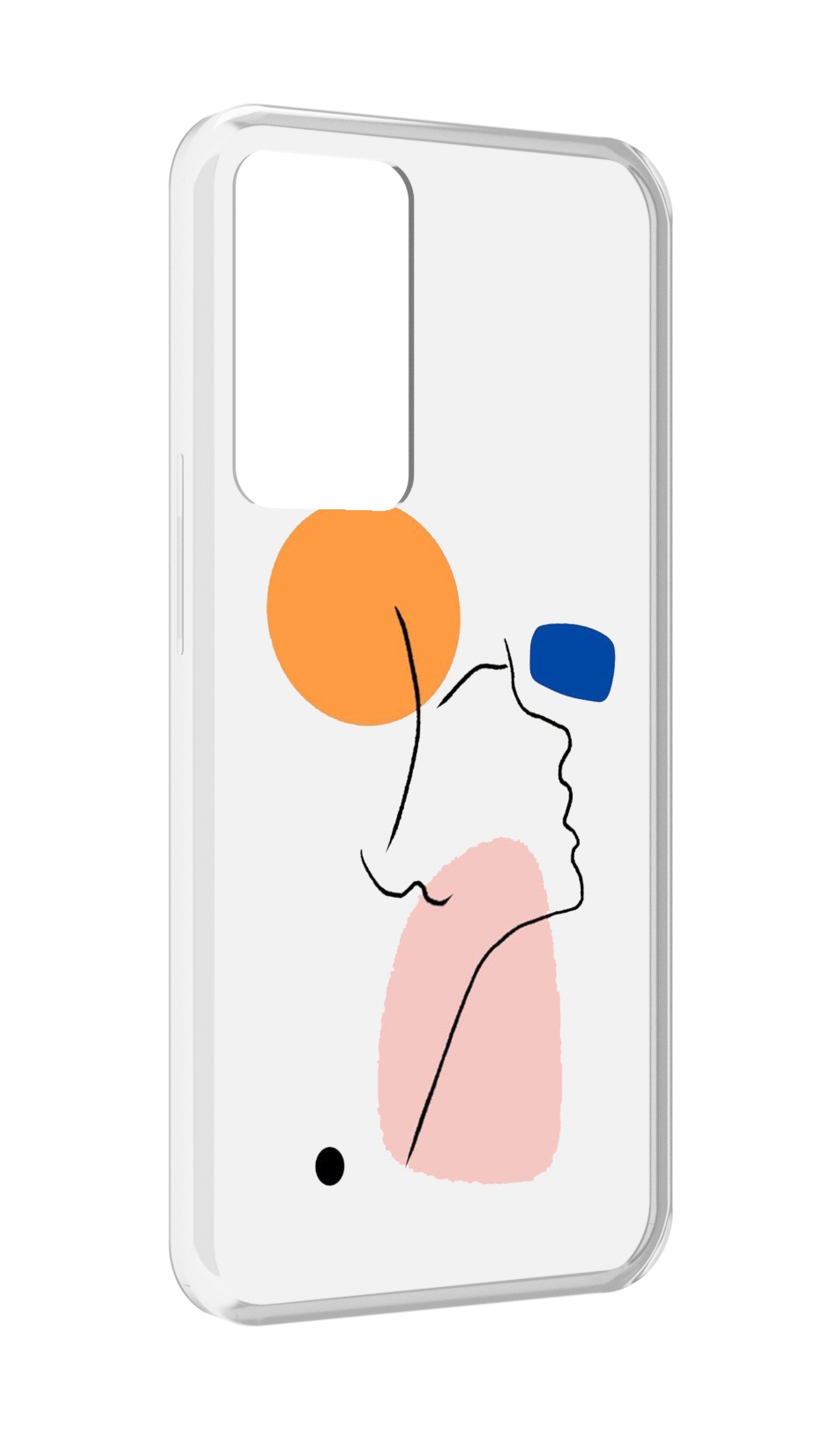 

Чехол MyPads абстракция девушки женский для OPPO Reno 8 Lite, Прозрачный, Tocco