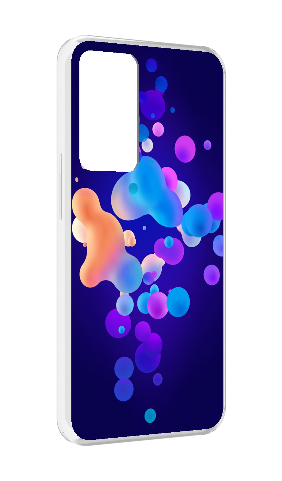 

Чехол MyPads абстрактные-пузырьки для OPPO Reno 8 Lite, Прозрачный, Tocco