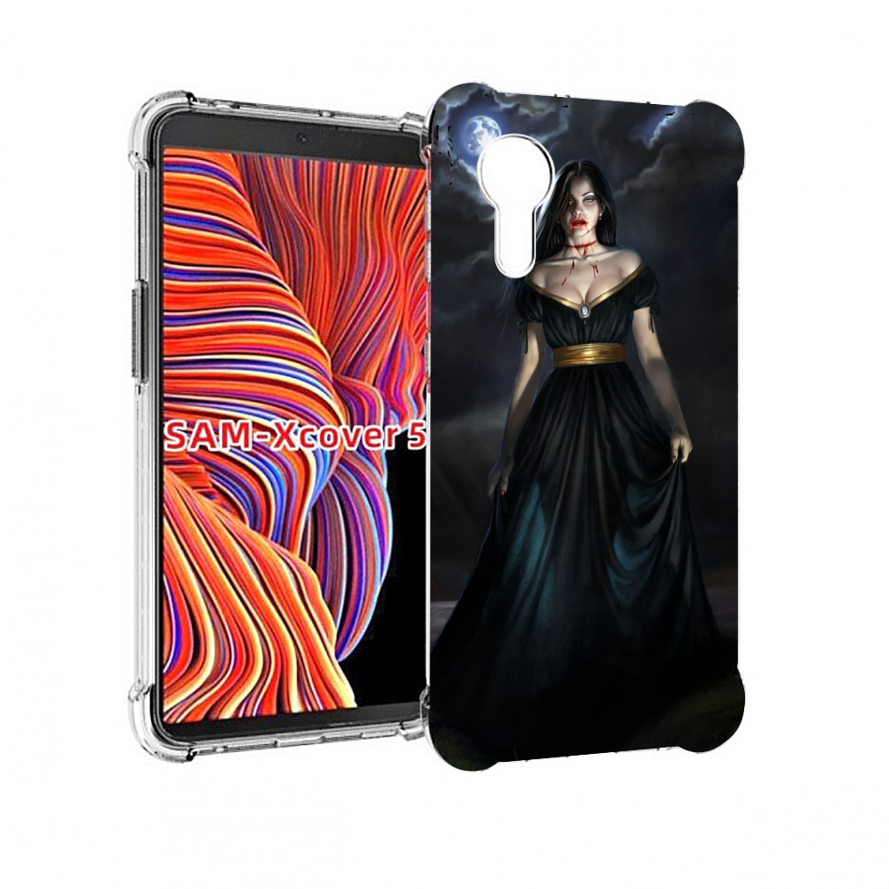 

Чехол MyPads девушка с порезом на горле женский для Samsung Galaxy Xcover 5, Прозрачный, Tocco