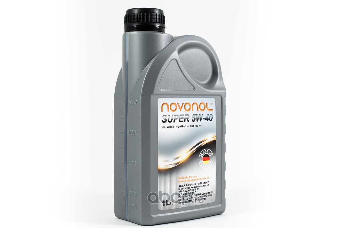 фото Моторное масло novonol super 5w40 1 л