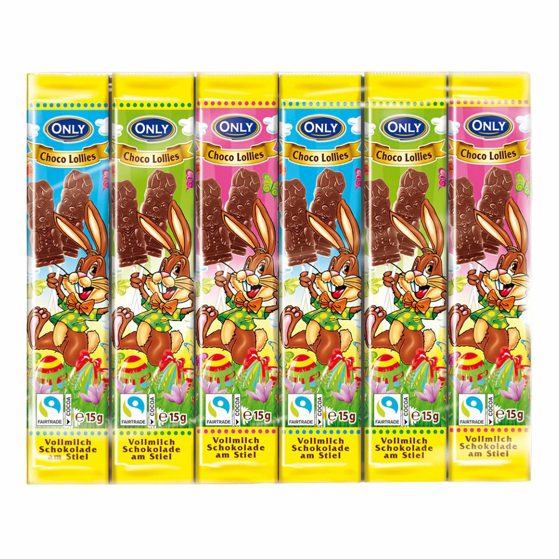 

Шоколад фигурный Only Choco Lollies молочный 90 г
