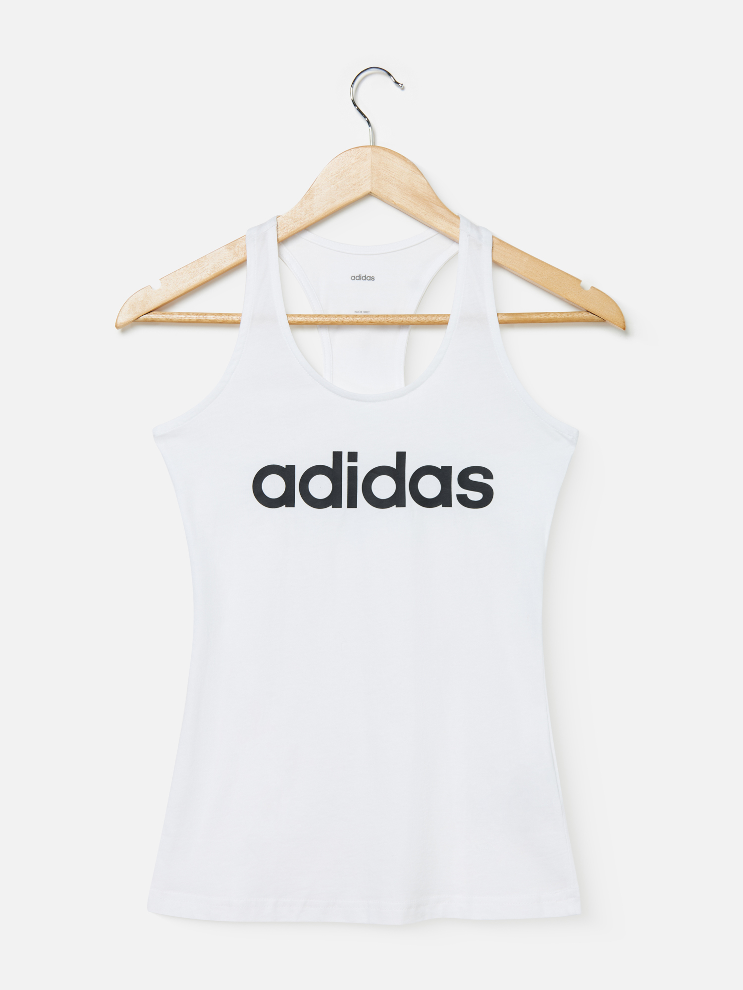 Майка Adidas White/Black для женщин, GE1108, размер 2XS