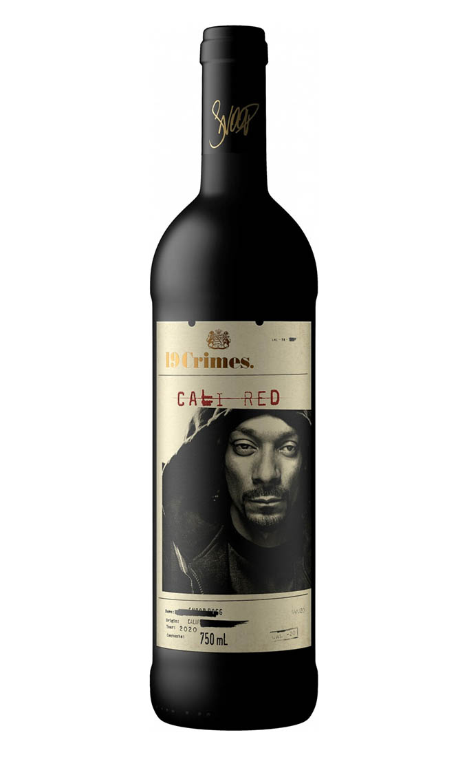 

Вино полусладкое красное 19 Crimes Snoop Dogg Cali Red 2020, США, 0.75 л