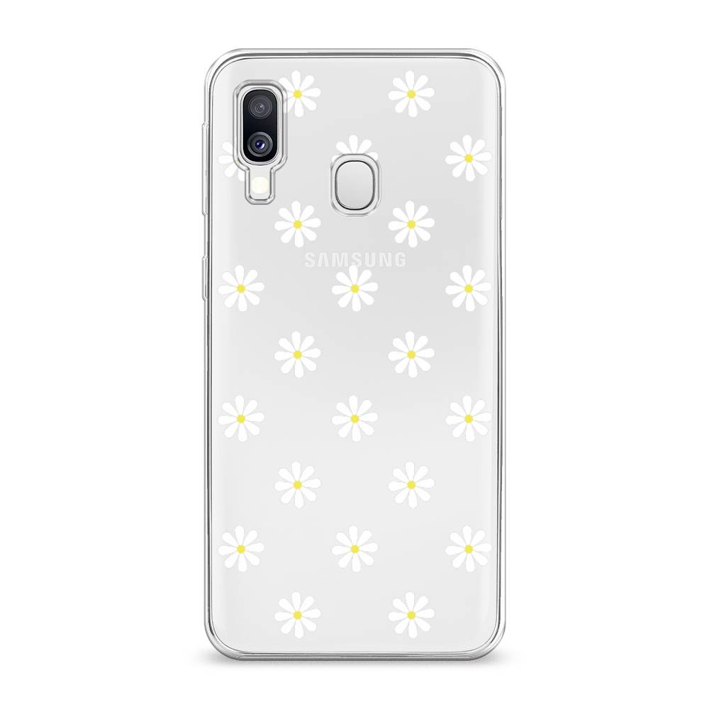 

Силиконовый чехол "Маленькие ромашки" на Samsung Galaxy A40, 28050-8