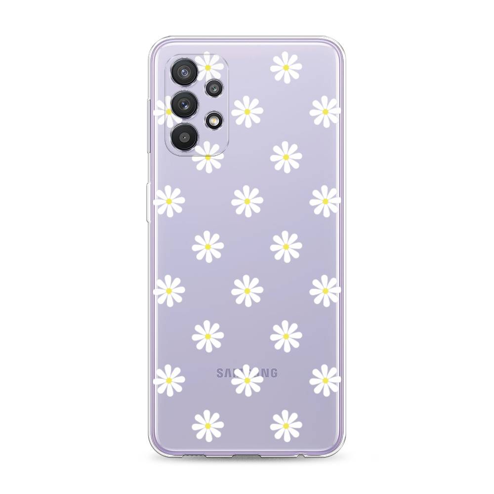

Силиконовый чехол "Маленькие ромашки" на Samsung Galaxy A32, 2102050-8