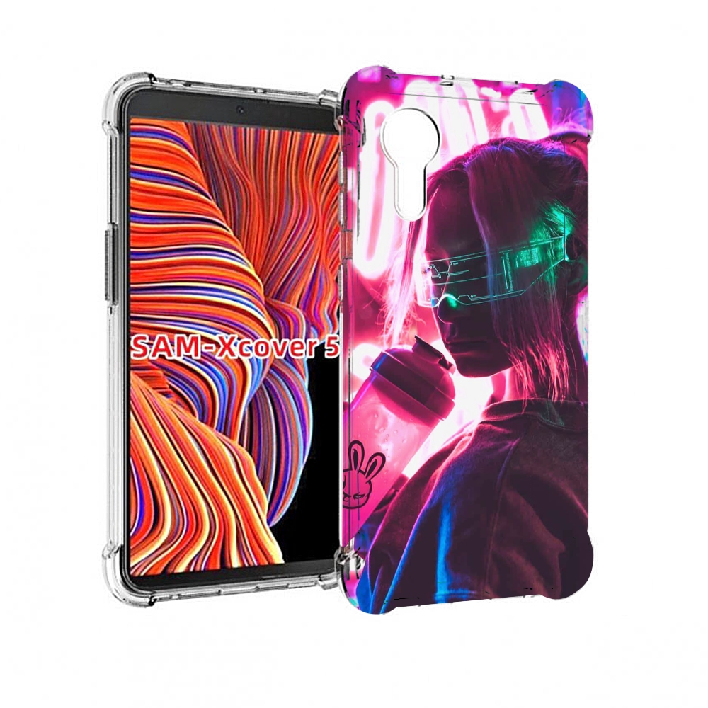 

Чехол MyPads девушка неоновый фон женский для Samsung Galaxy Xcover 5, Прозрачный, Tocco