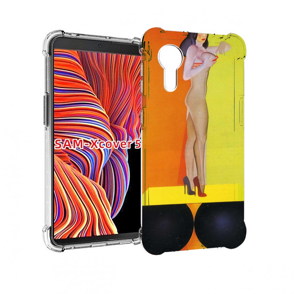 

Чехол MyPads девушка на шарах женский для Samsung Galaxy Xcover 5, Прозрачный, Tocco