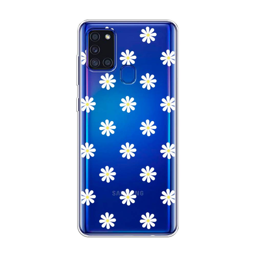 

Силиконовый чехол "Маленькие ромашки" на Samsung Galaxy A21s, 2100250-8