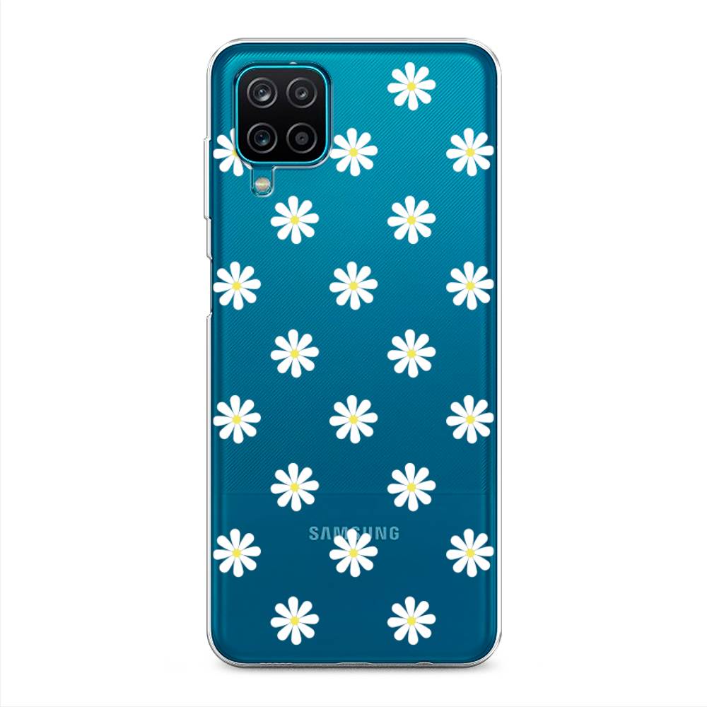 

Силиконовый чехол "Маленькие ромашки" на Samsung Galaxy A12, 2101650-8